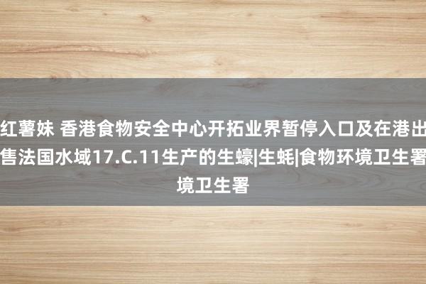 红薯妹 香港食物安全中心开拓业界暂停入口及在港出售法国水域17.C.11生产的生蠔|生蚝|食物环境卫生署